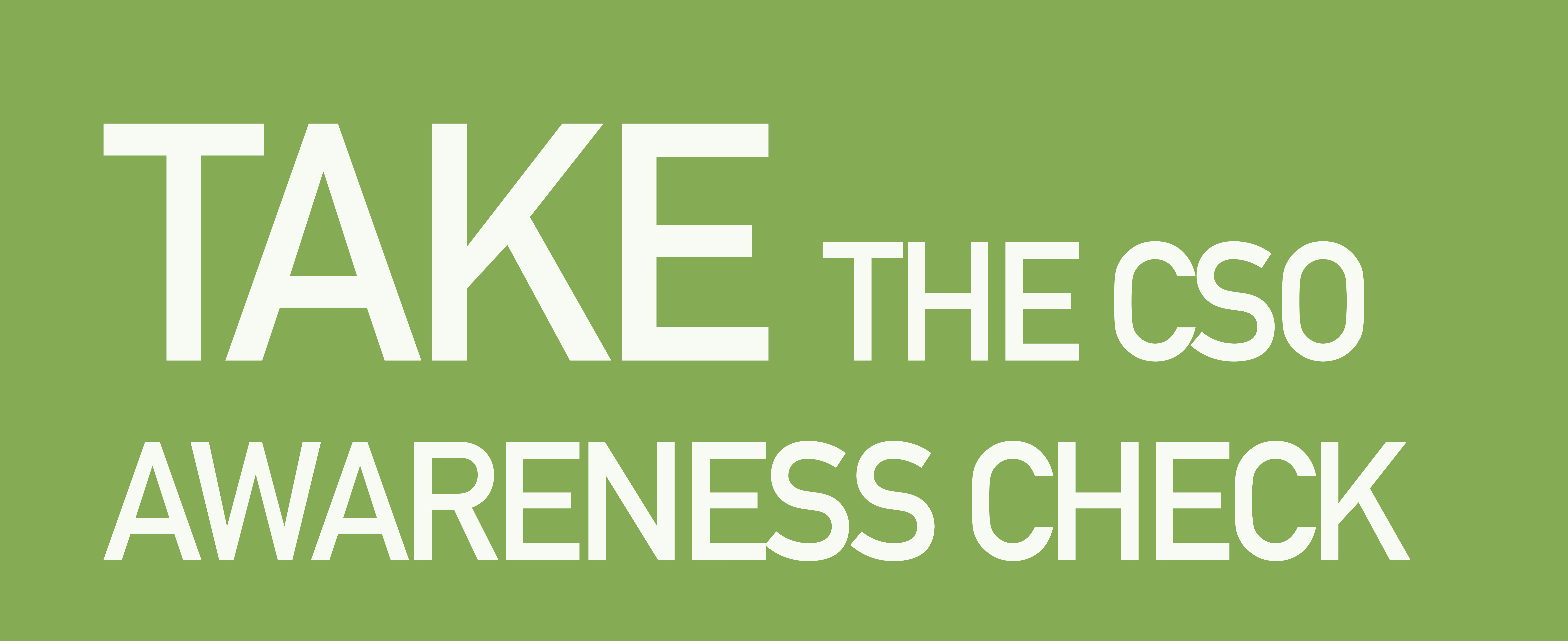cso awareness cover