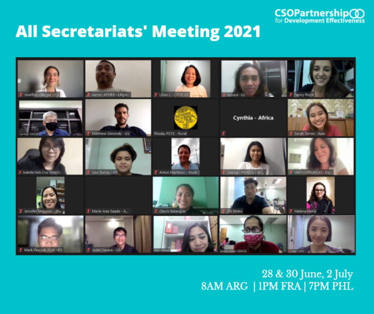 CPDE All secretariats meeting photo