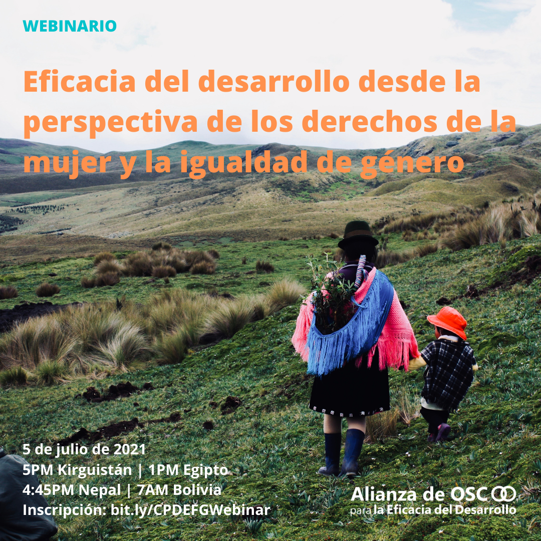 CPDE FG webinar on gender perspectives for EDC_ES