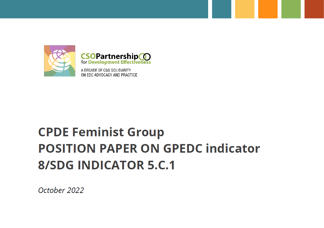 CPDE FG position paper