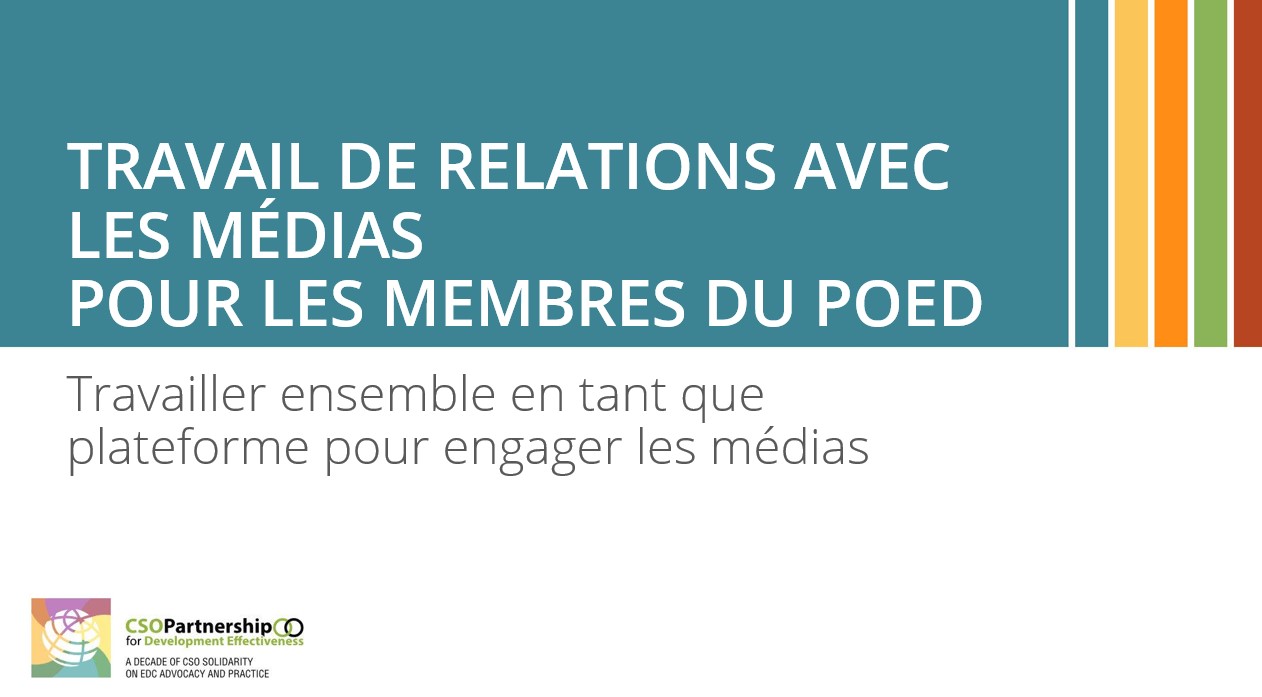 Media relations cover FR