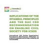 Implications of Istanbul Principles and DAC recommendations on enabling civil society